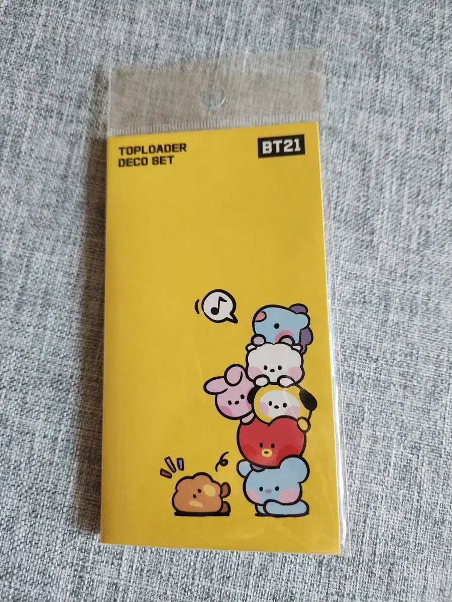 (미개봉) BT21 탑로더 데코세트